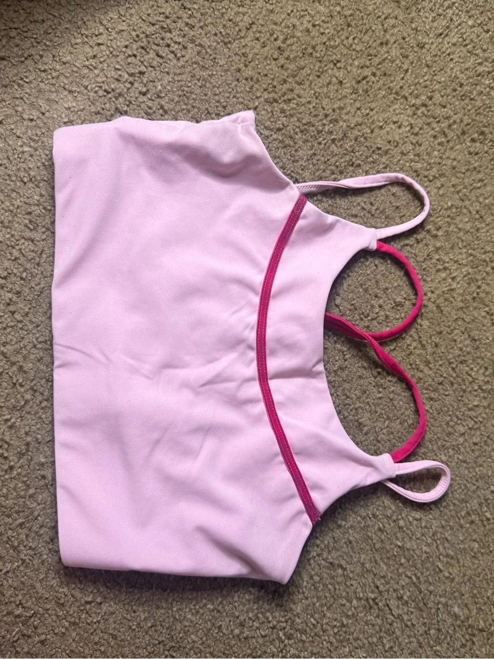 Old Navy Pink Sports Bralette with Magenta Trim